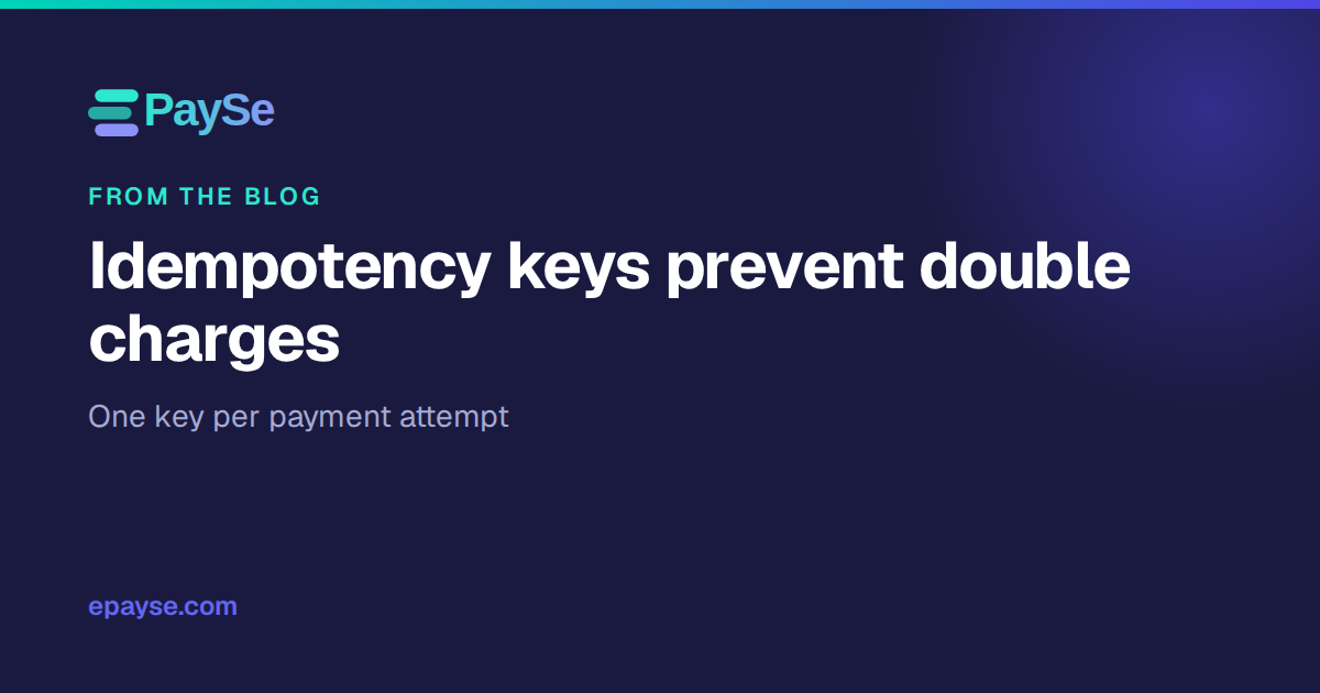 Idempotency Keys: How to Prevent Double Charges